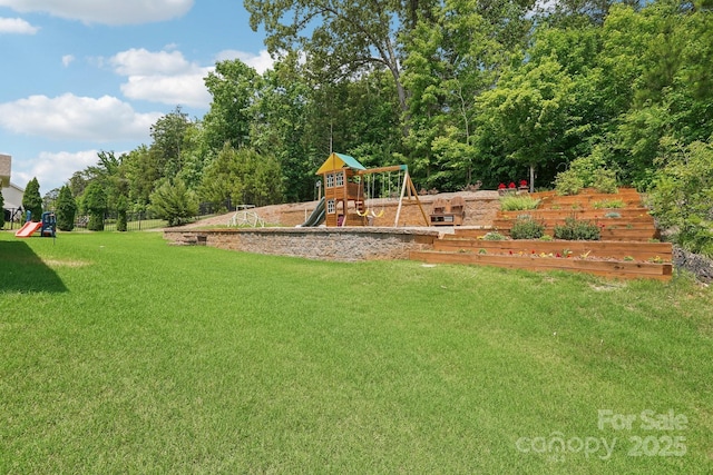 3218 Gilroy Dr, Fort Mill, SC 29707 - view of playground with a lawn