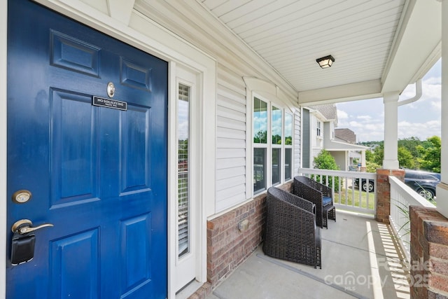 3218 Gilroy Dr, Fort Mill, SC 29707 - view of exterior entry featuring a porch