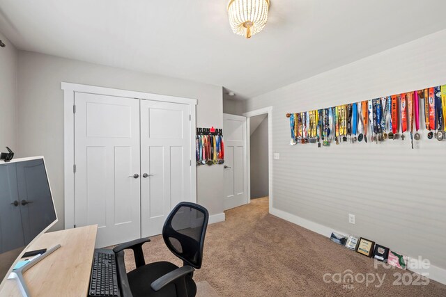 19 Wetland Way, Arden, NC 28704 - carpeted home office featuring baseboards