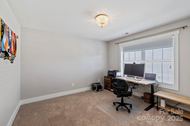 19 Wetland Way, Arden, NC 28704 - home office featuring plenty of natural light, carpet floors, and baseboards