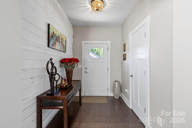 19 Wetland Way, Arden, NC 28704 - entrance foyer with dark wood finished floors and baseboards