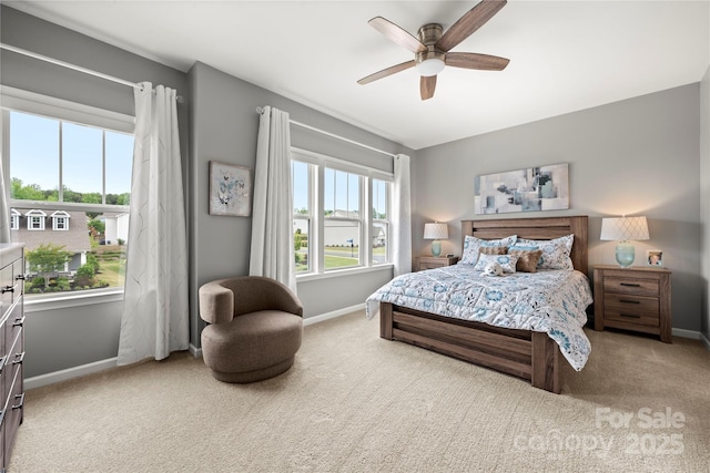 1918 Thoreau Way, York, SC 29745 - carpeted bedroom featuring baseboards and a ceiling fan