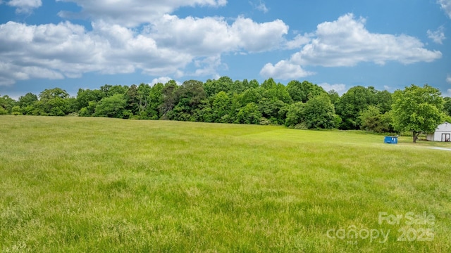 view of green lawn