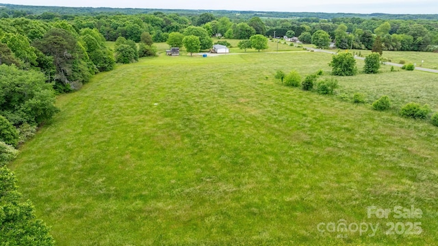 aerial view of sparsely populated area
