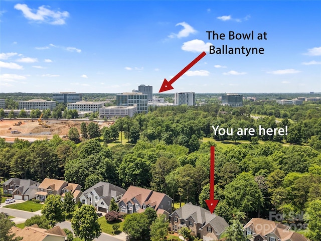 10616 Back Ridge Rd, Charlotte, NC 28277 - drone / aerial view