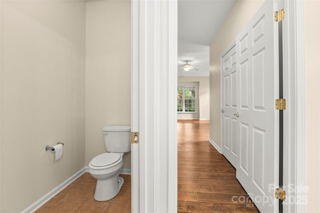 9430 Duckhorn Dr, Charlotte, NC 28277 - bathroom featuring a ceiling fan and tile patterned flooring