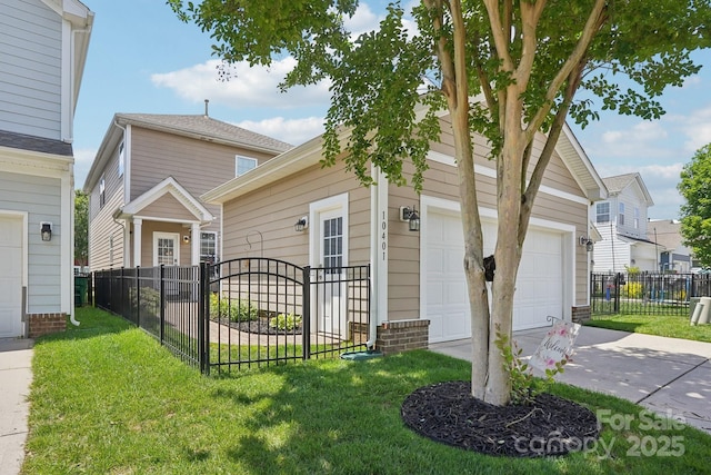 10401 Royal Winchester Dr, Charlotte, NC 28277 - view of front facade with a garage and driveway