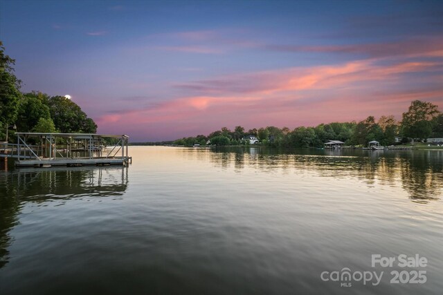 230 Shady Cove Rd, Troutman, NC 28166 - dock area featuring a water view