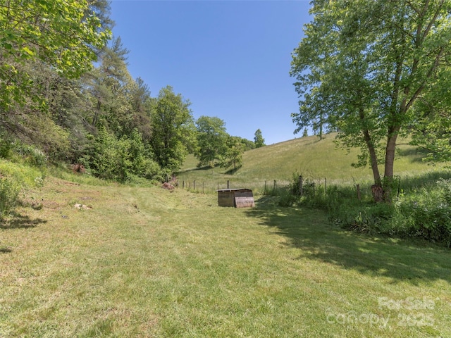 280 Noland Dr, Clyde, NC 28721 - view of green lawn with a rural view