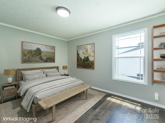 11 Bartlett Ave, Black Mountain, NC 28711 - bedroom with hardwood / wood-style flooring and ornamental molding