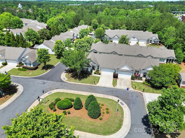 28129 Song Sparrow Ln, Fort Mill, SC 29707 - aerial view of residential area featuring a heavily wooded area