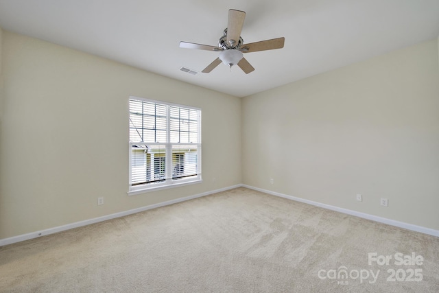 28129 Song Sparrow Ln, Fort Mill, SC 29707 - empty room with baseboards, carpet flooring, and ceiling fan