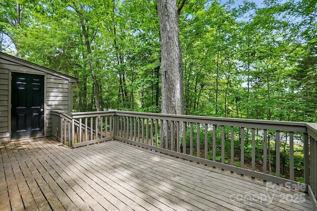 392 Tall Oaks Trl, Fort Mill, SC 29715 - view of wooden deck