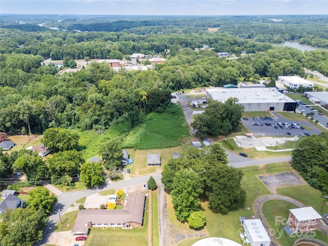 206 13th St, Belmont, NC 28012 - view of property location with a heavily wooded area