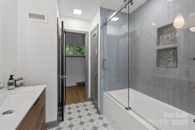 2121 Valencia Ter, Charlotte, NC 28226 - full bath featuring tile patterned floors and vanity
