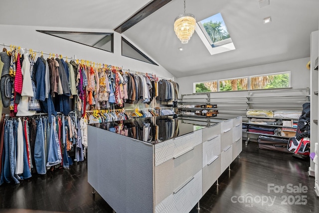 2121 Valencia Ter, Charlotte, NC 28226 - spacious closet with wood finished floors and a skylight