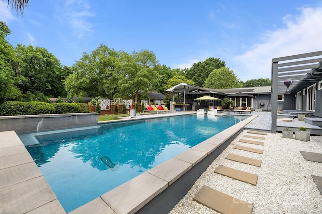 2121 Valencia Ter, Charlotte, NC 28226 - outdoor pool featuring view of wooded area