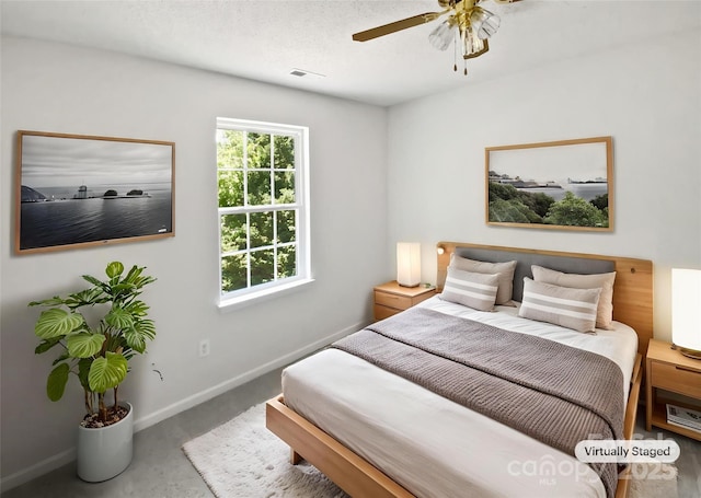 1184 Lempster Dr NW, Concord, NC 28027 - bedroom featuring baseboards and ceiling fan
