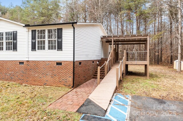 1370 Poole Rd, Salisbury, NC 28146 - view of property exterior featuring crawl space