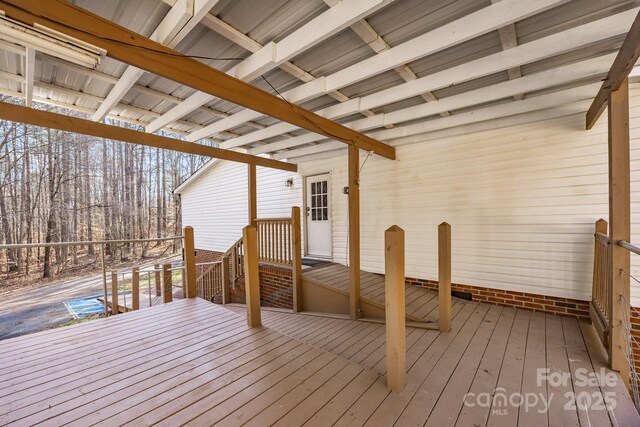 1370 Poole Rd, Salisbury, NC 28146 - view of deck