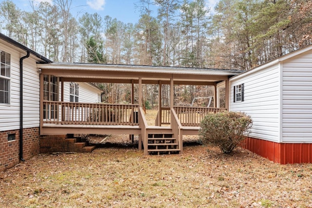 1370 Poole Rd, Salisbury, NC 28146 - view of wooden deck