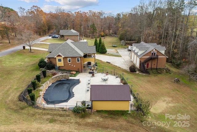 148 Fairway Dr, Forest City, NC 28043 - view of subject property with a heavily wooded area