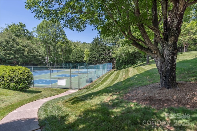 111 Clubwood Ct, Asheville, NC 28803 - view of tennis court
