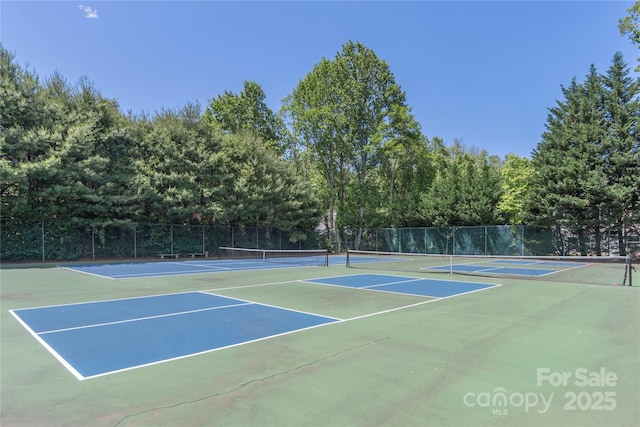 111 Clubwood Ct, Asheville, NC 28803 - view of tennis court featuring community basketball court