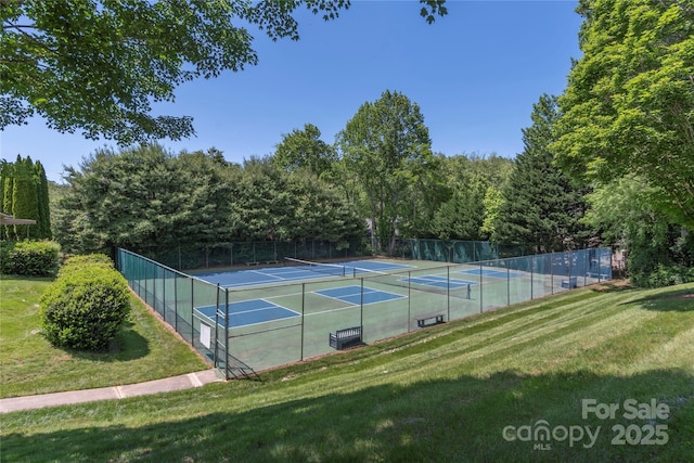 111 Clubwood Ct, Asheville, NC 28803 - view of tennis court