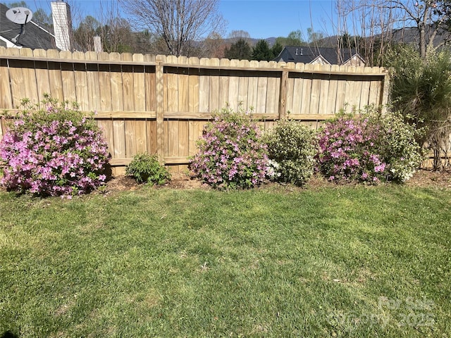view of yard