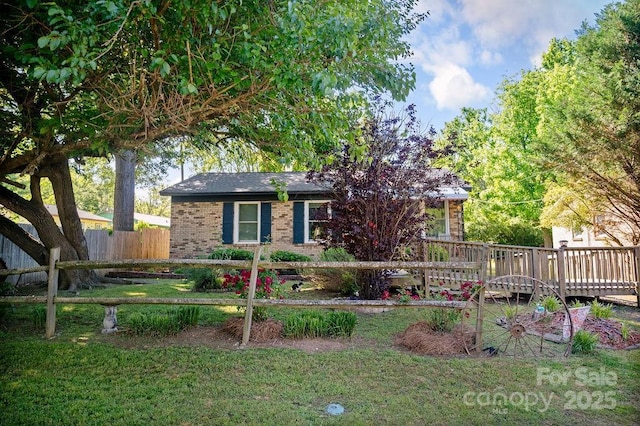 1111 Green Street Ext, Rock Hill, SC 29730 - view of front of property with brick siding and a deck