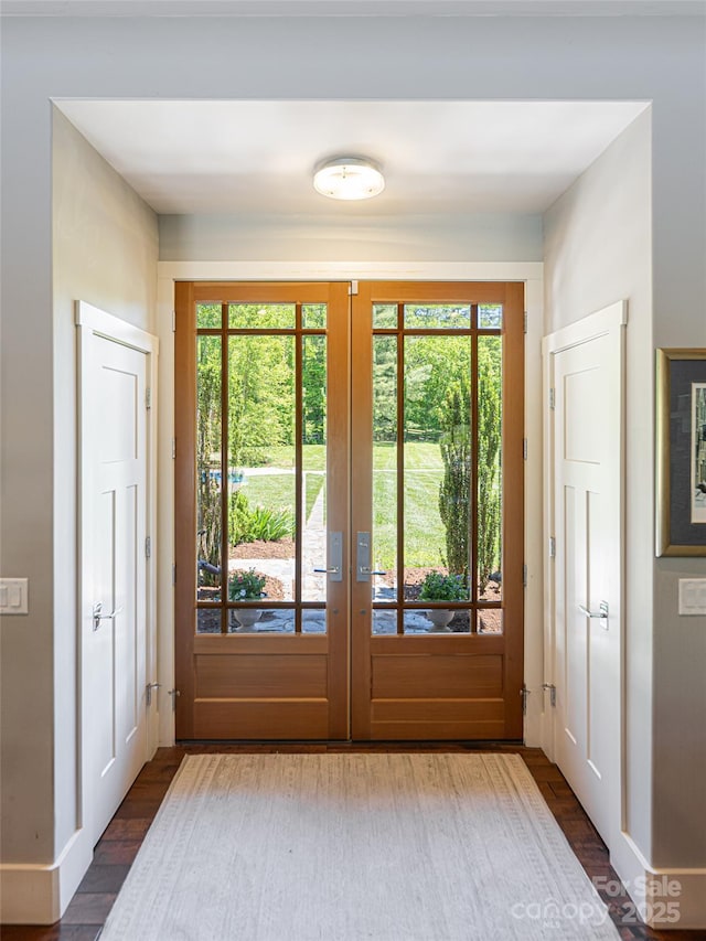 5 Bridgewater Dr, Fletcher, NC 28732 - doorway with french doors, healthy amount of natural light, and wood finished floors