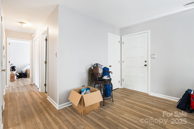 319 Greenville Hwy Unit 302, Brevard, NC 28712 - entrance foyer with wood finished floors and baseboards