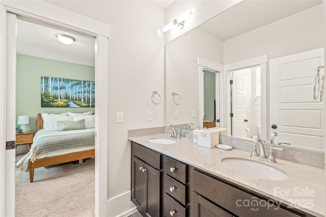 5210 Kelly St, Charlotte, NC 28205 - ensuite bathroom with double vanity