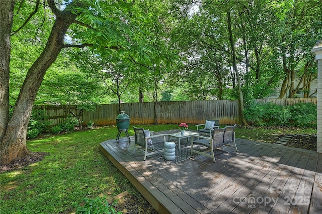 view of deck