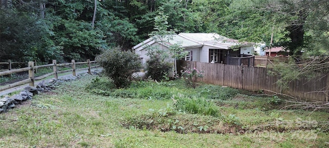 7881 Us-25/70 Hwy, Marshall, NC 28753 - view of yard featuring a forest view