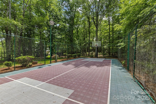 9831 Sedgefield Dr, Waxhaw, NC 28173 - view of sport court with basketball hoop