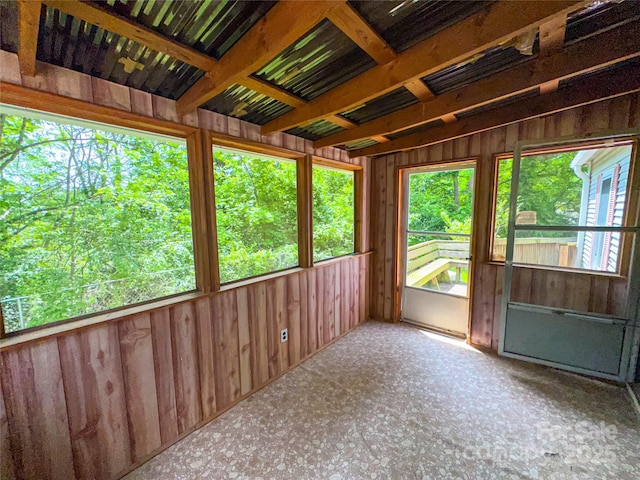 19 Harkins Ln, Marshall, NC 28753 - view of unfurnished sunroom