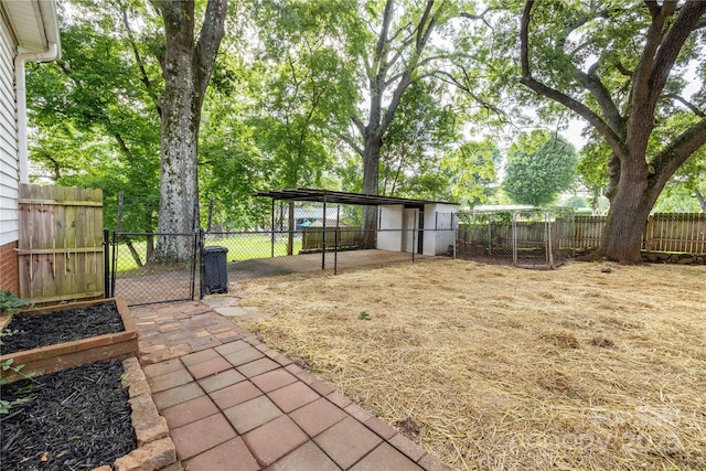 80 Pine St, Badin, NC 28009 - fenced backyard with a gate