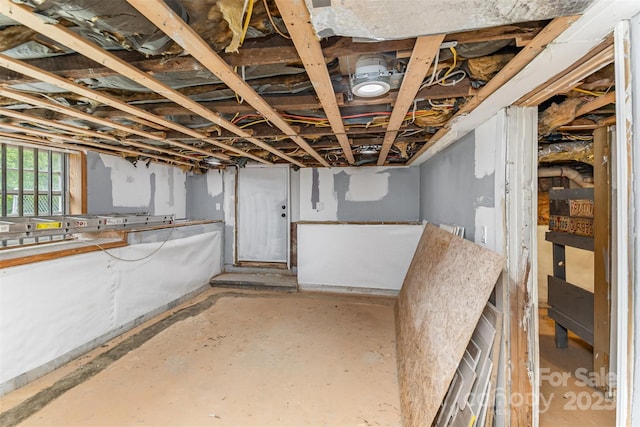 417 S Broad St, Gastonia, NC 28052 - view of basement