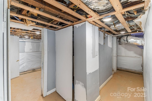 417 S Broad St, Gastonia, NC 28052 - view of unfinished below grade area