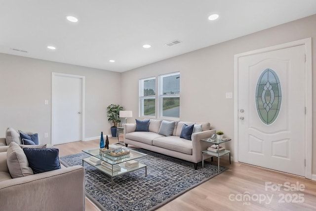 2511 Linwood Rd, Gastonia, NC 28052 - living room with light wood-type flooring and recessed lighting
