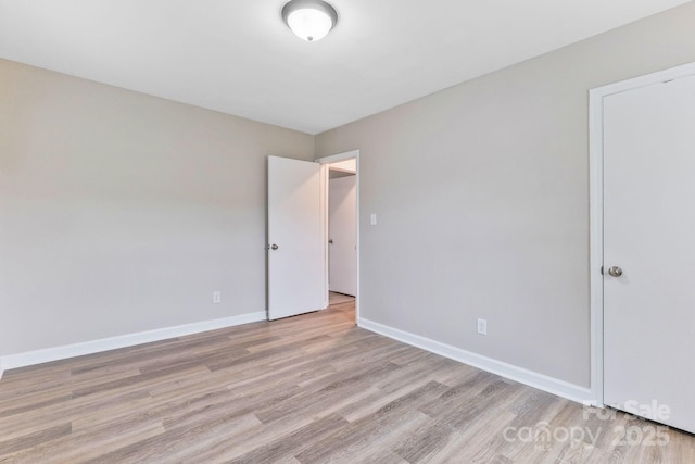 2511 Linwood Rd, Gastonia, NC 28052 - spare room featuring light wood-style flooring and baseboards