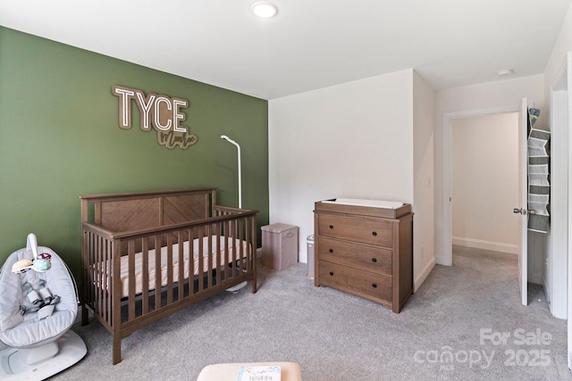 7308 Rothmore St, Charlotte, NC 28215 - carpeted bedroom with a crib