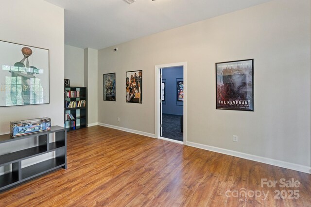 9433 Wallace Pond Dr, Huntersville, NC 28078 - unfurnished room with wood finished floors and baseboards