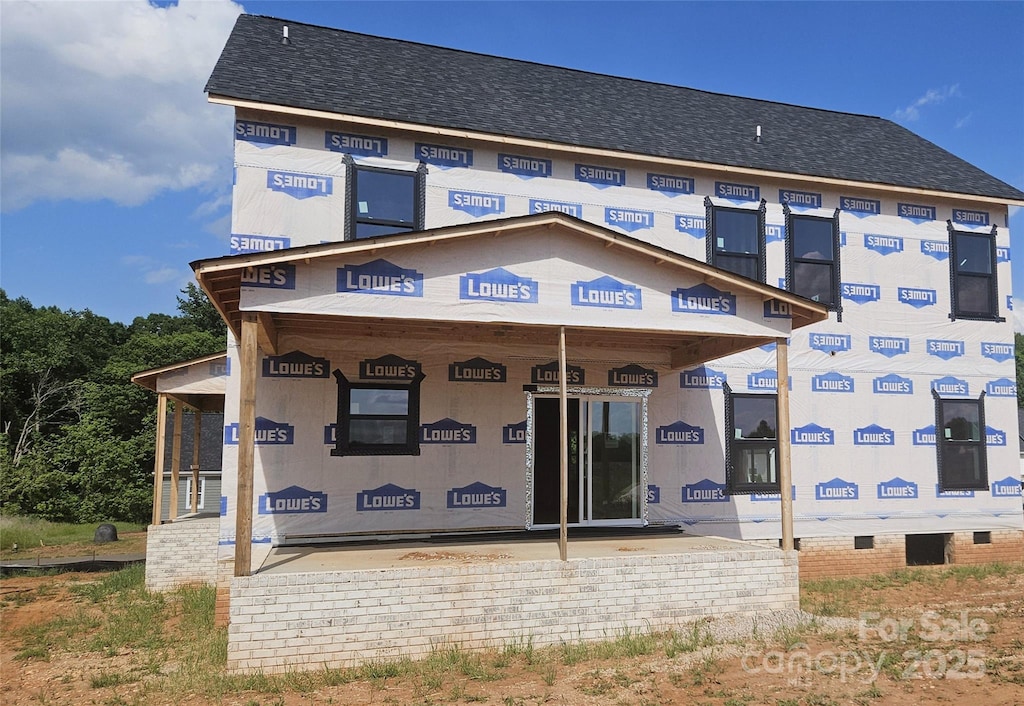 LOT100 Coppergate Dr, Salisbury, NC 28147 - rear view of house with a shingled roof