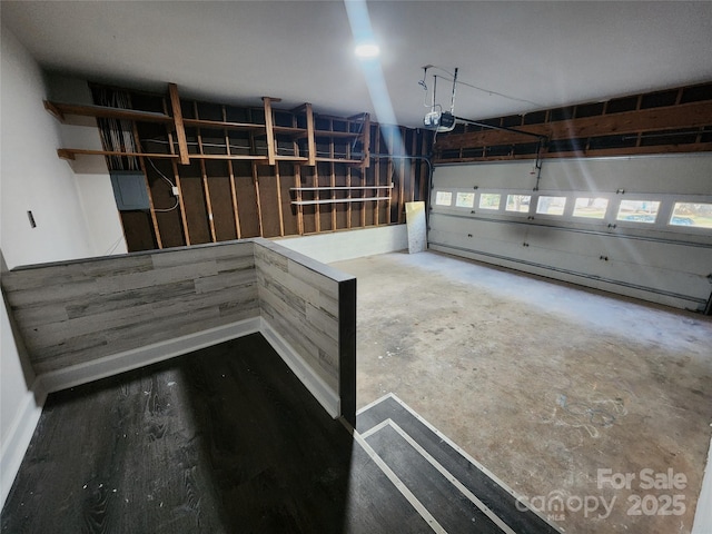 7228 Rollingridge Dr, Charlotte, NC 28211 - garage featuring a garage door opener