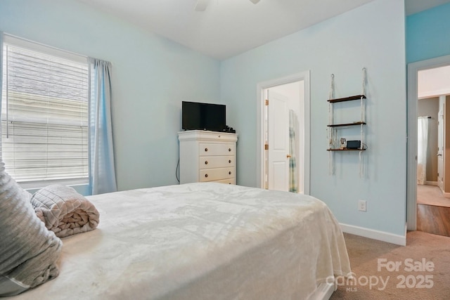 1825 Lotus Ln, Denver, NC 28037 - carpeted bedroom featuring baseboards and ceiling fan