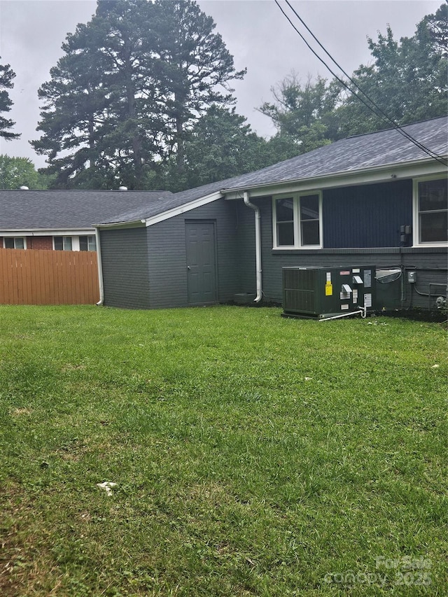 1412 Wembley Dr, Charlotte, NC 28205 - rear view of property with central air condition unit