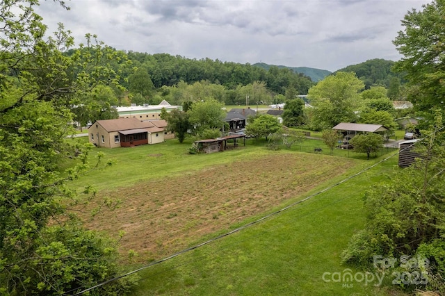 view of subject property